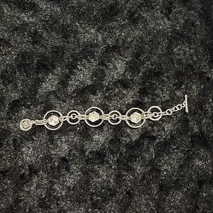 Cubic Zirconia Silver Bracelet